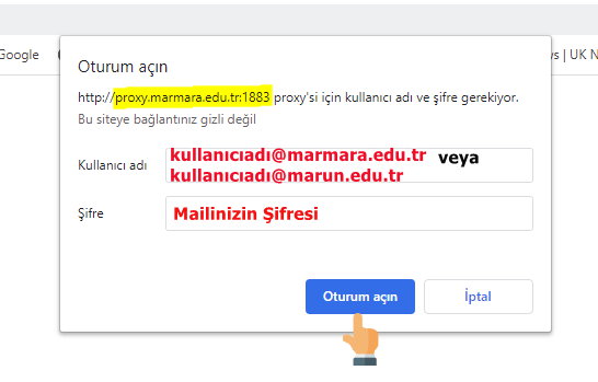 google chrome bilgi islem daire baskanligi marmara universitesi